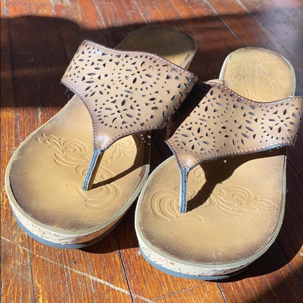 Clarks (size 9) Wedge Sandals